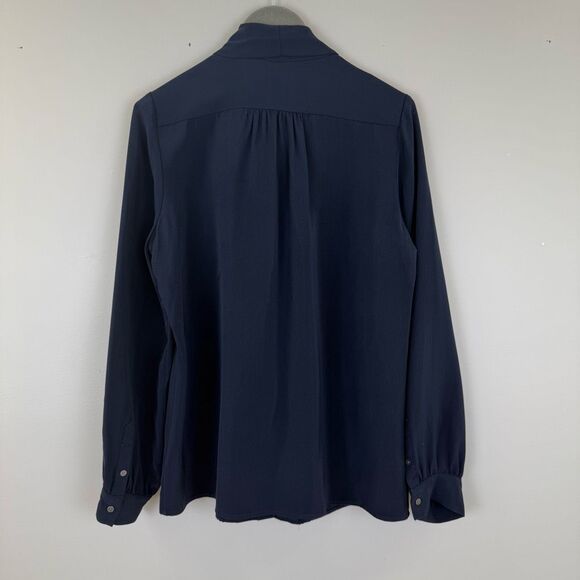 ANN MASHBURN Navy Blouse - Picture 6 of 10
